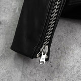 プラダ ダブル レザージャケット レディース ブラック - NEWSED