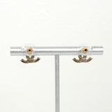 シャネル ココマーク カラーストーン バイカラー ピアス シルバー レディース - NEWSED