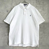 Ralph Lauren 白色徽标短袖 Polo 衫