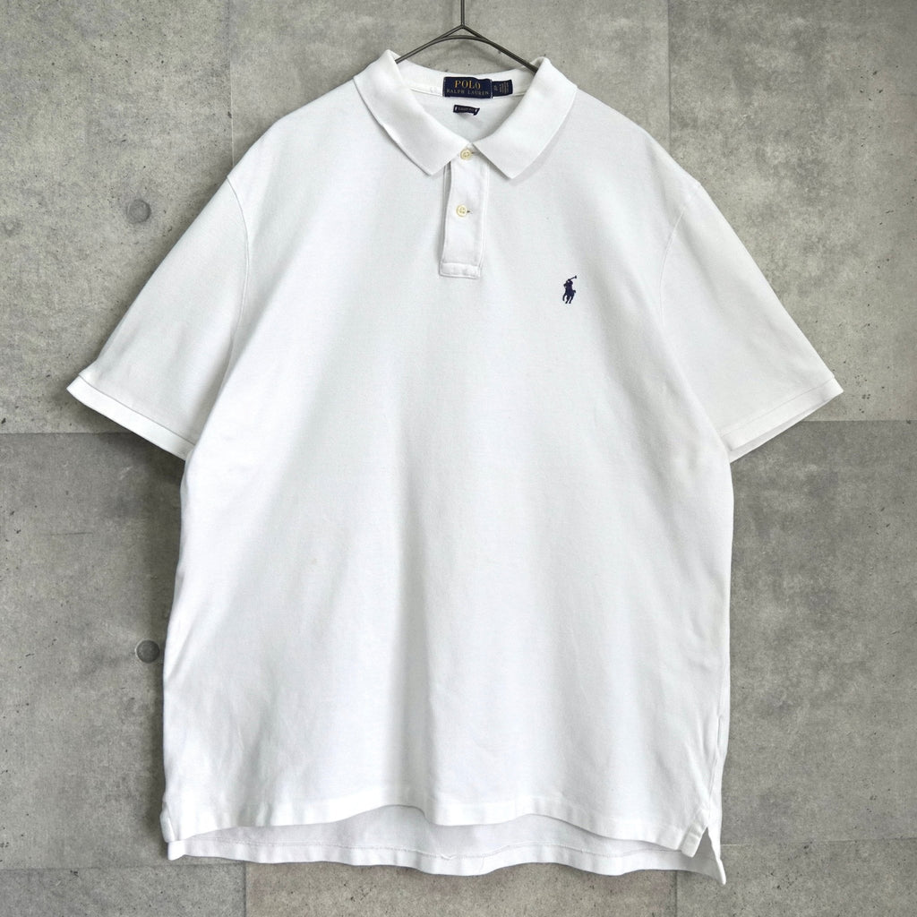 Ralph Lauren 白色徽标短袖 Polo 衫
