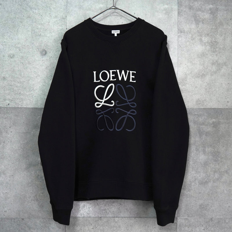 ロエベ アナグラム スウェット ブラック - NEWSED