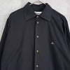 Vivienne Westwood Orb 徽标长袖衬衫 黑色