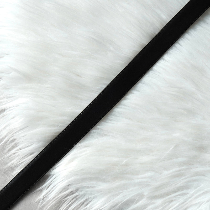 セリーヌ ヴィンテージ サルキー 輪馬車 レザー ベルト ブラック / ゴールド - NEWSED