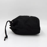 プラダ ポコノ テスート ナイロン 巾着 バッグ ポーチ 三角プレート ブラック - NEWSED