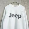 ジープ ロゴ スウェット ホワイト