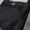 プラダ ポコノ テスート ナイロン トライアングルロゴ ショルダーバッグ ブラック