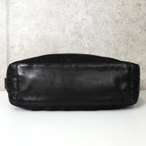 プラダ テスート ポコノ ナイロン サフィアーノレザー トライアングルロゴ ショルダーバッグ ブラック - NEWSED