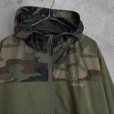 ステューシー カモ柄 ジップアップ ナイロンパーカー カーキ - NEWSED