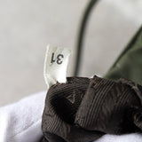 プラダ ポコノ テスート ナイロン 三角プレート トートバッグ ハンドバッグ カーキ - NEWSED