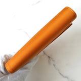 プラダ ナイロン 三つ折り財布 トライアングルロゴ オレンジ - NEWSED