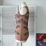 ジャンポール ゴルチエ シースルー ノースリーブ カットソー ブラウン レディース - NEWSED