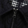 バーバリー ブルーレーベル ホースロゴ ノバチェック裏地 キルティングジャケット ブラック