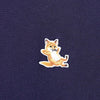 Maison Kitsune 狐狸刺绣海军蓝卫衣