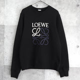 ロエベ アナグラム 刺繍 スウェット ブラック - NEWSED