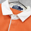 Polo by Ralph Lauren 徽标刺绣橄榄球衫，长袖，橙色