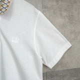 クリスチャン ディオール スポーツ ヴィンテージ ロゴ 刺繍 アーガイル 半袖ポロシャツ ホワイト - NEWSED