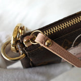 ルイ ヴィトン モノグラム ミニポシェットアクセソワール ポーチ ミニバッグ ブラウン - NEWSED