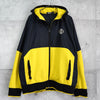 ポロ スポーツ ラルフローレン バイカラー フーデッド ナイロンジャケット フリースジャケット イエロー/ブラック