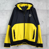 ポロ スポーツ ラルフローレン バイカラー フーデッド ナイロンジャケット フリースジャケット イエロー/ブラック - NEWSED