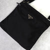 Prada Pocono Tessuto Nylon Shoulder Bag in Black