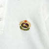 Burberry 白色复古徽标刺绣短袖 Polo 衫