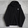 Nike Logo Zip 连帽衫 黑色