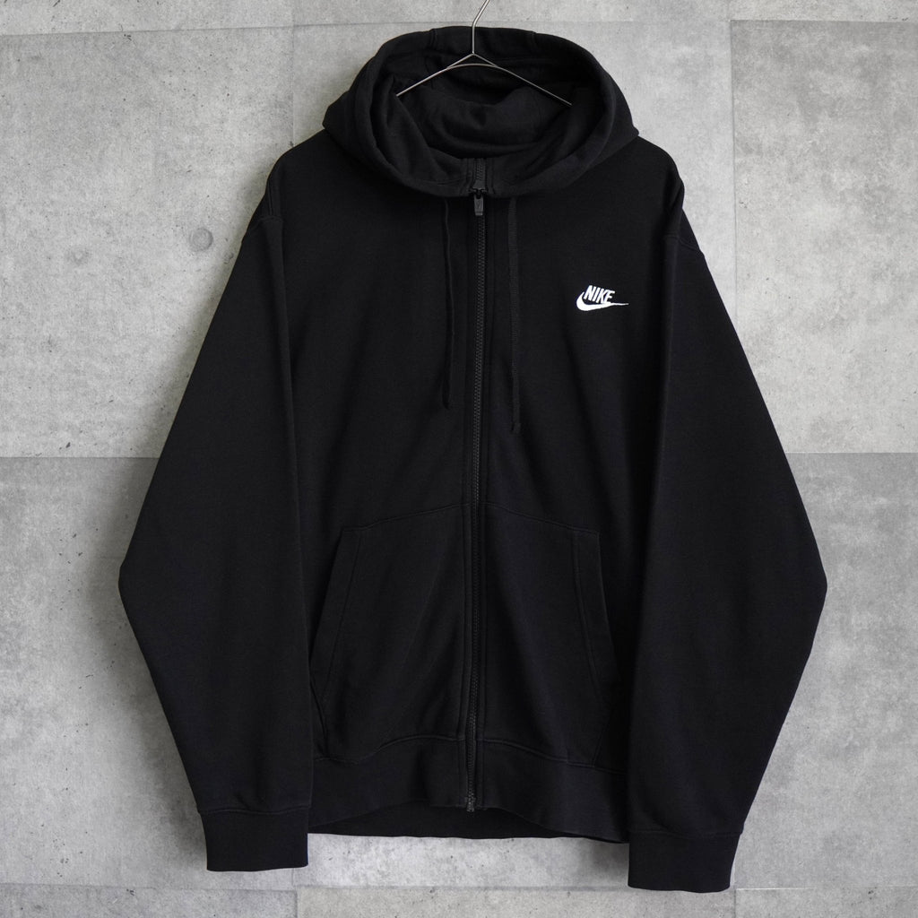 Nike Logo Zip 连帽衫 黑色
