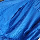 ラコステ ナイロンジャケットトラックジャケット ロゴパッチ ブルー - NEWSED