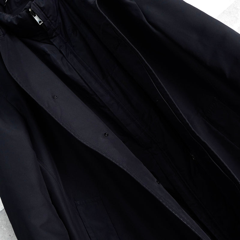 バーバリー ライナー リバーシブル 中綿ジャケット ミドルコート メンズ ブラック - NEWSED