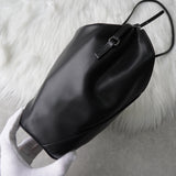 エムエムシックス メゾン マルジェラ レザー ジャパニーズバッグ ショルダーバッグ クロスボディ ブラック - NEWSED
