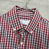 プラダ ギンガムチェック柄 長袖シャツ フォーマル メンズ レッド / ホワイト