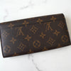 ルイ ヴィトン モノグラム ポルトフォイユ・サラブルーオランプ 二つ折り財布 ブラウン