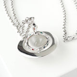 ヴィヴィアン ウエストウッド ラージ オーブ シルバー ネックレス - NEWSED