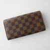 ルイ ヴィトン ダミエ ポルトフォイユ・サラ 長財布 フラップ ブラウン