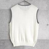 バレンシアガ ニットベスト ホワイト - NEWSED