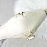 グッチ アビー レザー ワンショルダーバッグ ホワイト - NEWSED