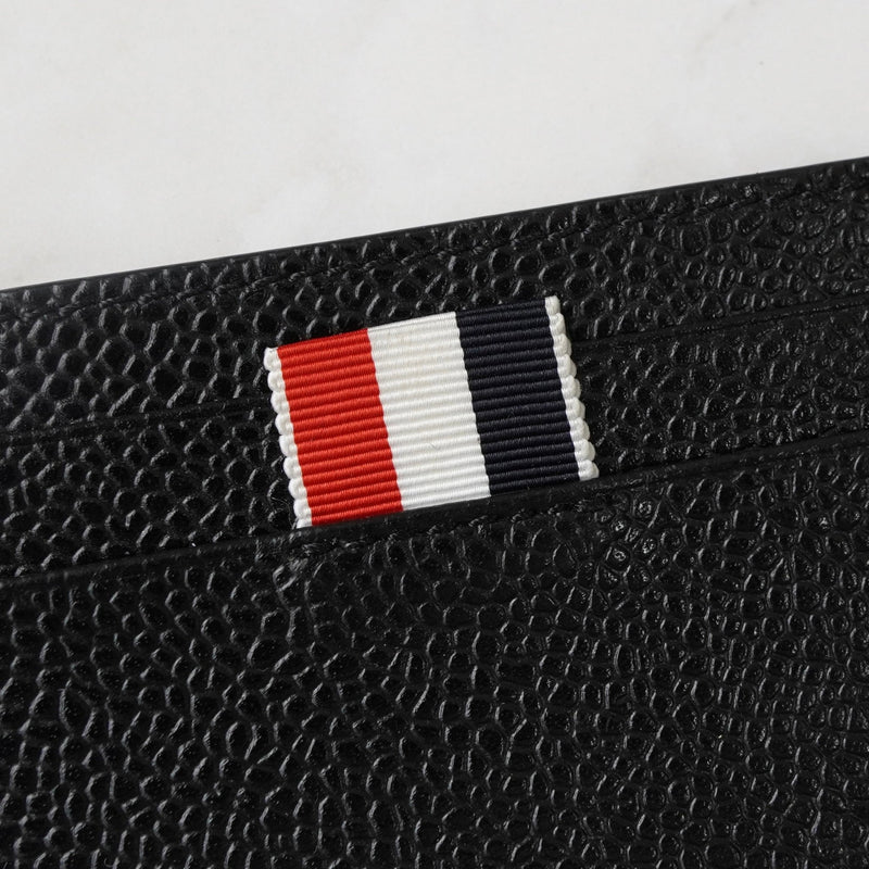 トムブラウン レザー パスケース カードケース ブラック - NEWSED