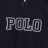 ポロ ラルフローレン カレッジロゴ 半袖 ポロシャツ ネイビー
