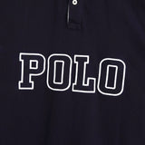 ポロ ラルフローレン カレッジロゴ 半袖 ポロシャツ ネイビー - NEWSED