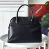 Jil Sander freestanding leather handbag in navy