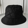 セリーヌ ロゴ キルティング ナイロン バケットハット 帽子 ブラック