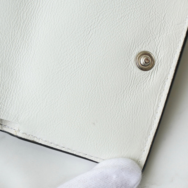 バレンシアガ ペーパーミニ レザー 三つ折り財布 コンパクトウォレット ブラック - NEWSED