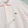 Lacoste 徽标短袖 Polo 衫（淡粉色）