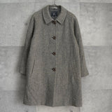 バーバリー ヴィンテージ ツイード ステンカラーコート レディース ベージュ - NEWSED