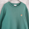 Maison Kitsune Foxhead Sweatshirt Green