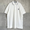 Ralph Lauren 白色徽标短袖 Polo 衫