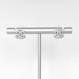 シャネル ココマーク ラインストーン ピアス シルバー - NEWSED