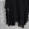 MM6 Maison Margiela Ruffle Sheer Sleeveless Blouse in Black, Unused with Tags, Women's