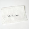 クリスチャン ディオール ロゴ デニム / レザー 二つ折り財布 ブルー / ベージュ