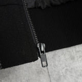ステューシー ストライプ柄 ロゴ刺繍 ウール ジャケット ブルゾン ブラック / グレー - NEWSED